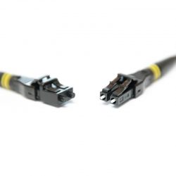 Fieldcast 2C SM Jumper Duplex Patch Cable 0.4m Black