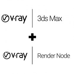 V-Ray for 3ds Max  + 10 Rendernodes