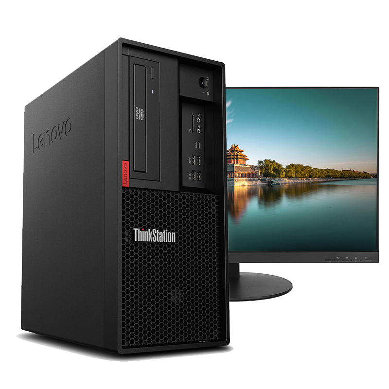 Lenovo ThinkStation P330 + 27 inch monitor