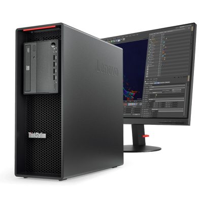 Lenovo ThinkStation P520 + 27 inch monitor