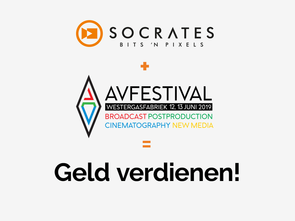 Socrates + AV festival = Geld verdienen.