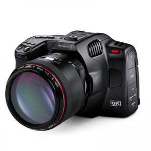 Blackmagic Pocket Cinema Camera 6K Pro W Lens Guts Angle