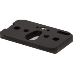 The Tilta RED KOMODO Adapter Plate, in black, is a proprietary plate designed to let you attach the Tilta RED KOMODO Cage to the Tilta 15mm LWS Baseplate