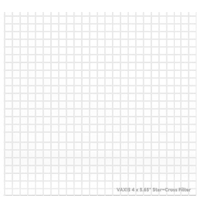 Vaxis 4 x 5.65 VI Line Star-cross filter - Top view