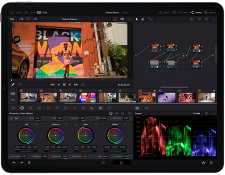 New version of DaVinci Resolve 18 for iPad which allow to work from anywhere in the world