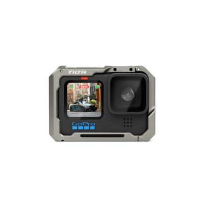 Full Camera Cage for GoPro HERO11 - Titanium Gray (TA-T42-FCC-TG) Front