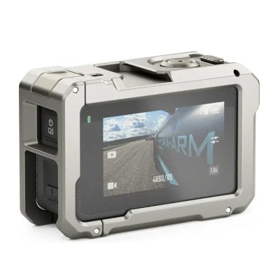 Tilta Full Camera Cage for DJI Osmo Action 3 - Titanium Gray (TA-T40-FCC-TG) Back