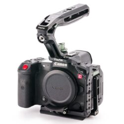 The Foundation of the Canon R5C Lightweight Kit is the Half Cage, which alongside the Xeno handle gives you multiple mounting options and flexibile handling