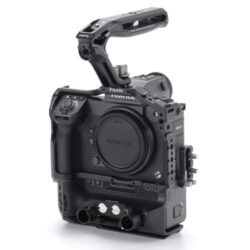 Cover photo for the Tilta Fujifilm GFX100 II Lightweight Kit comes with a Camera Cage, a Baseplate, and a Xeno Top Handle, allowing better handling with extra mounting points