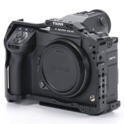 Cover photo for the Tilta Full Camera Cage for the Fujifilm GFX100 II expands the functionality and protection of your camera hanks to additional mounting points