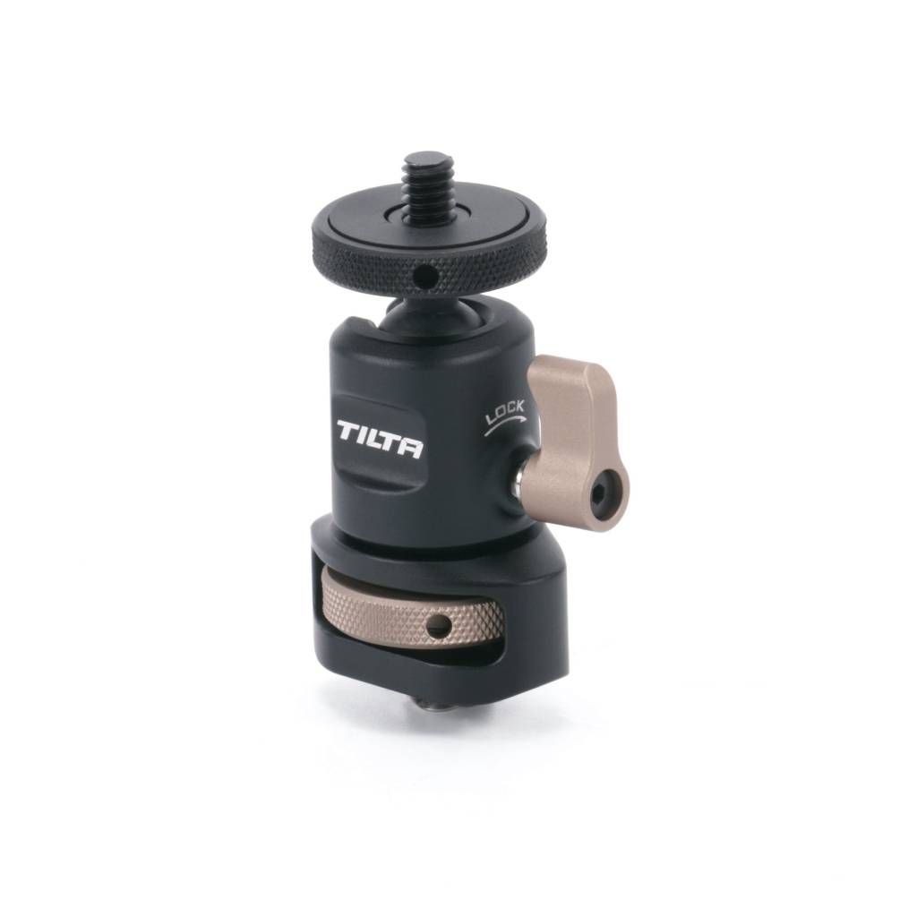 Tilta Mini Ball Head Mount (1/4"-20 with Locating Pins) - Black (TA-MBH-1420-B)