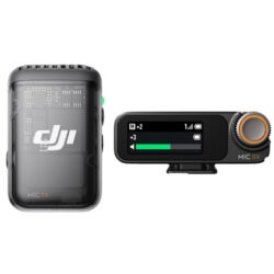 The DJI Mic 2 is able to capture authentic and clear sounds. Premium features include high quality video recording and smart noice cancelling.