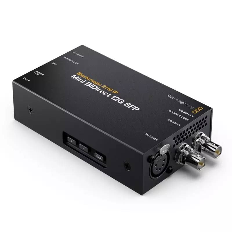 Blackmagic 2110 Video Over IP Mini BiDirect 12G SFP