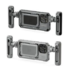 The Khronos Lightweight Kit for iPhone 15 Pro is the next step in mobile filmmaking, designed for both models of the iPhone 15.