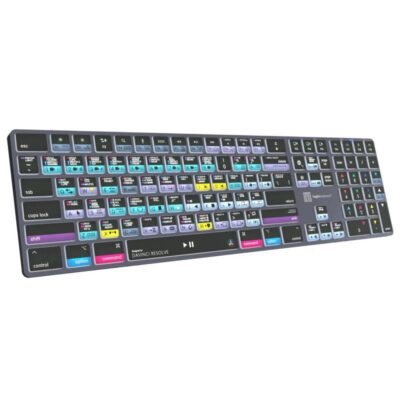 Logic TITAN Wireless Davinci Resolve Backlit Keyboard - MAC - Afbeelding 5