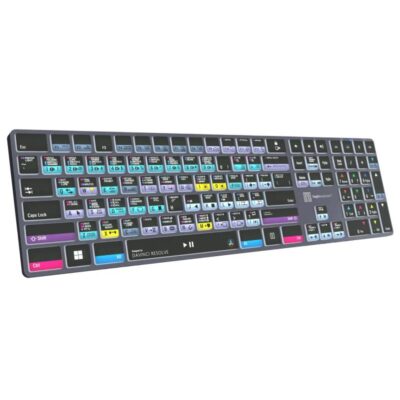 Logic TITAN Wireless Davinci Resolve Backlit Keyboard - PC