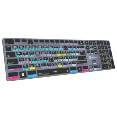 Logic TITAN Wireless Davinci Resolve Backlit Keyboard - PC