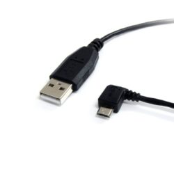 Startech 90cm Micro USB Cable - A to Left Angle Micro B