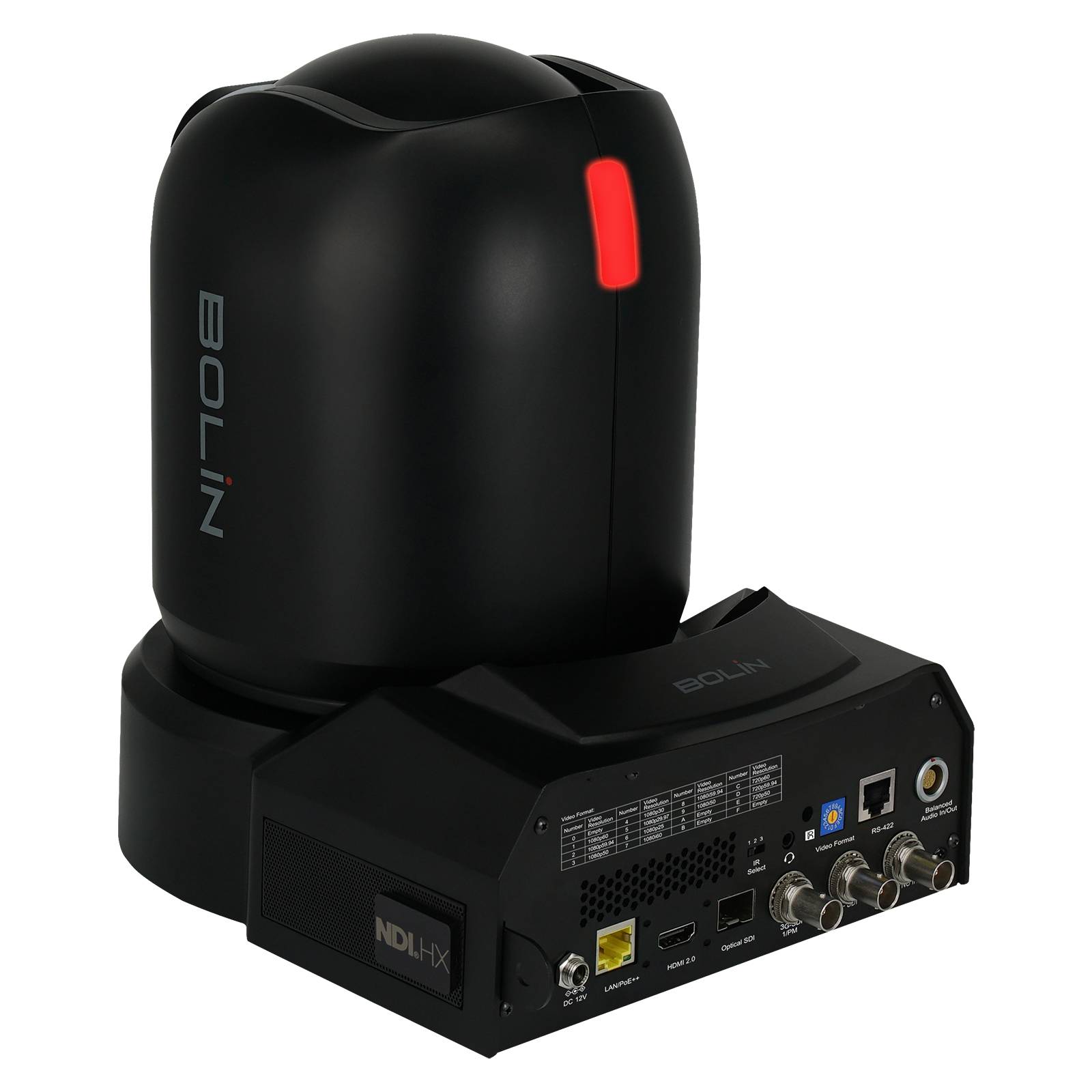 Bolin R9-230NX NDI-HX3 FHD PTZ camera Black